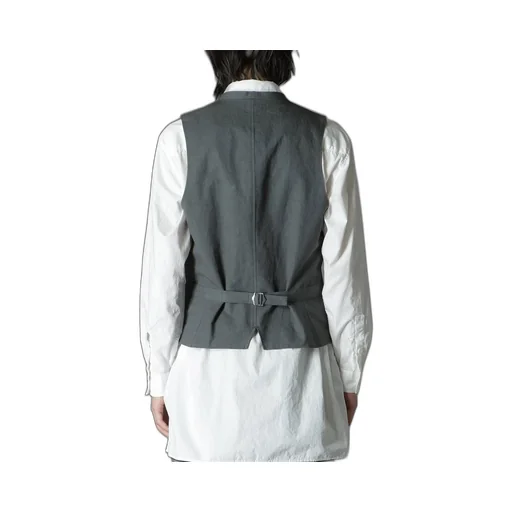 Cotton Zaza Cross Wa Zipper Pocket Vest
