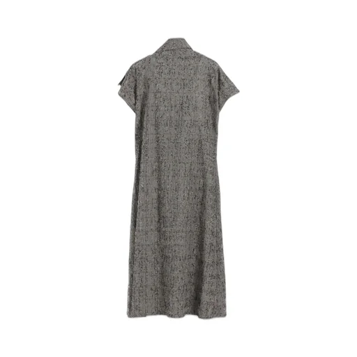 Needle-Punched French Sleeve Dress