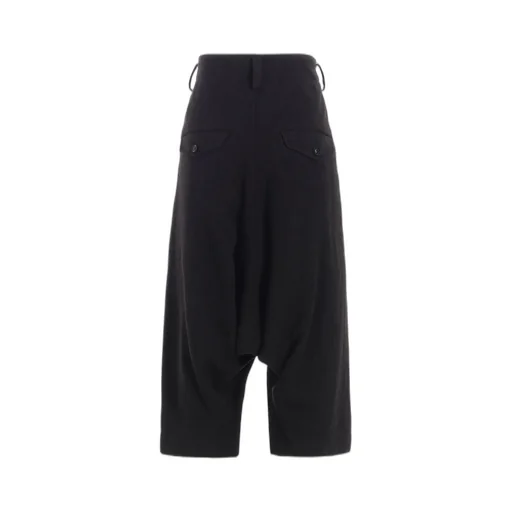 W/Ny Herringbone 2-Tuck Sarouel Pants