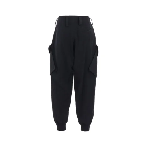 W/Ny Herringbone Rib Hem Pants
