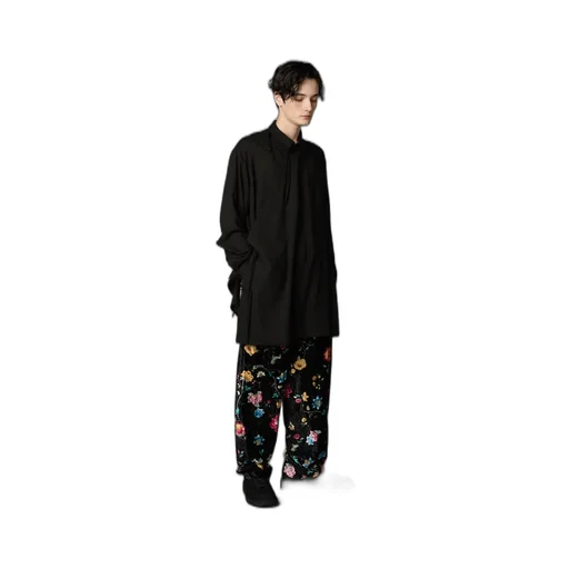 Cellulose Lawn Cheongsam Shirt