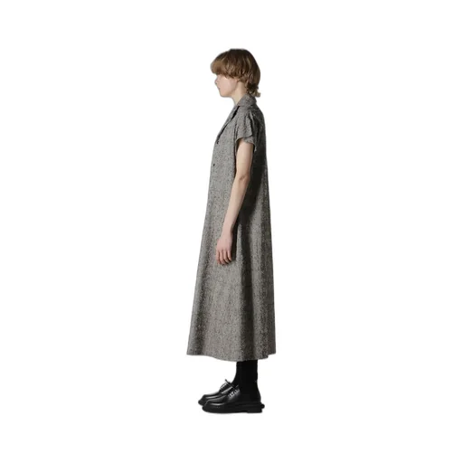 Needle-Punched French Sleeve Dress