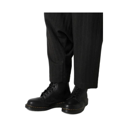 W/Ny Herringbone 2-Tuck Sarouel Pants