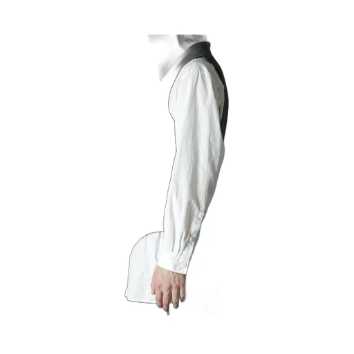 Cotton Zaza Cross Wa Zipper Pocket Vest