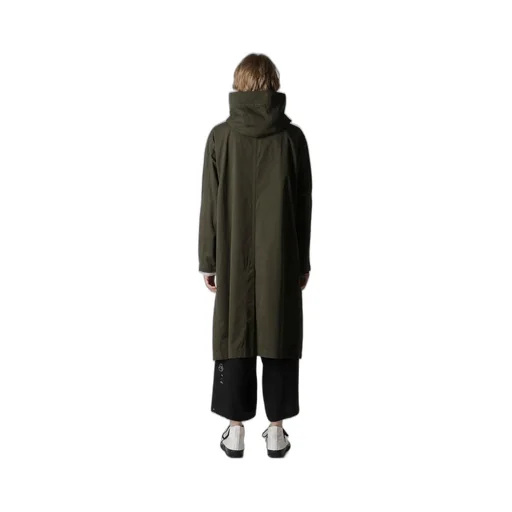 Cotton Twill Garment Dye Hoodie Coat