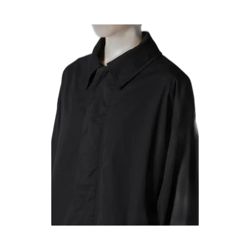 Cotton Twill Garment Dye Turn Over Collar Coat