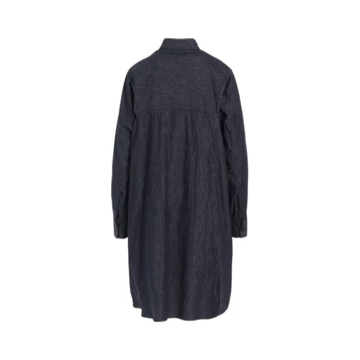 6Oz Denim Garment Finish Military Shirt Dress