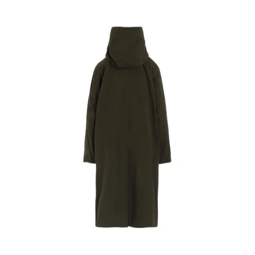 Cotton Twill Garment Dye Hoodie Coat