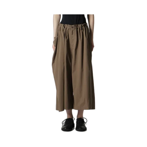 Cotton Twill Garment Dye Right Side Drape Pants