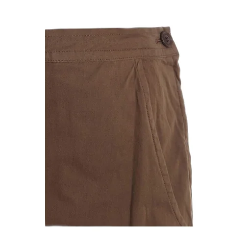 Cotton Twill Garment Dye Right Big Belt Skirt