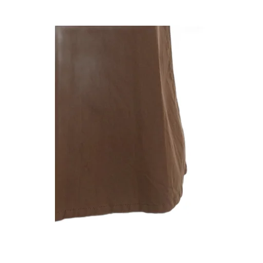 Cotton Twill Garment Dye Right Big Belt Skirt