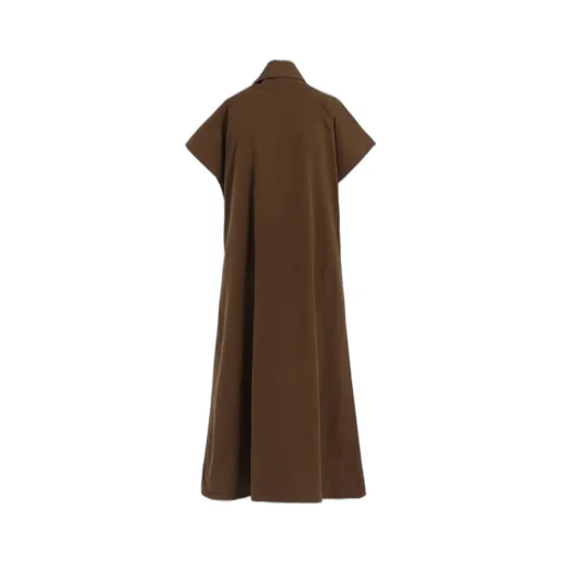 Cotton Twill Garment Dye French Sleeve Dress