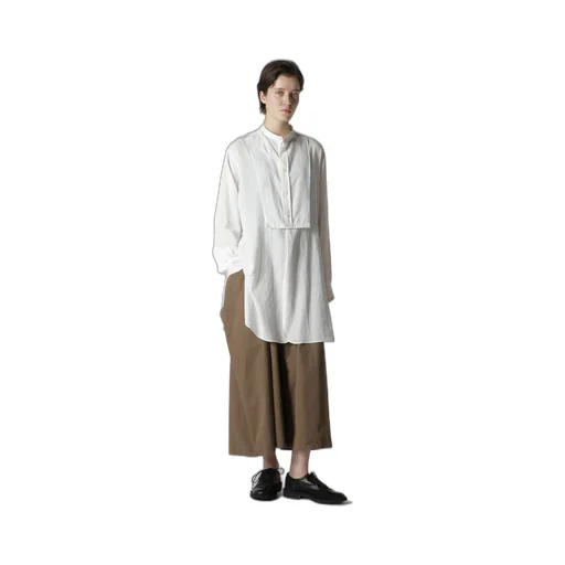 Cotton Twill Garment Dye Right Side Drape Pants