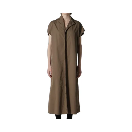 Cotton Twill Garment Dye French Sleeve Dress