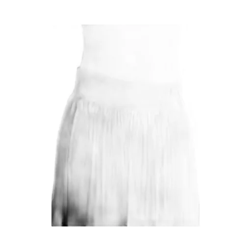 Hard-Twist Serge Asymmtric Gather Skirt