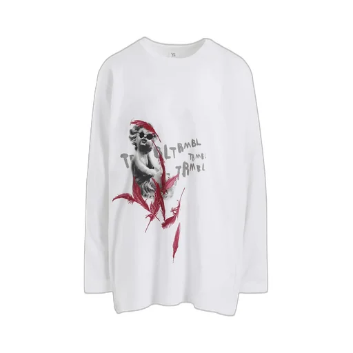 Angel Print Long Sleeve T