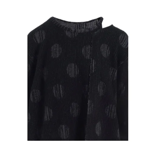 Polka Dot Jq Left Side Slided Long T