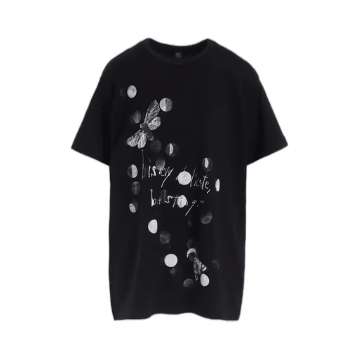 Polka Dot / Butterfly Print Half Sleeve T