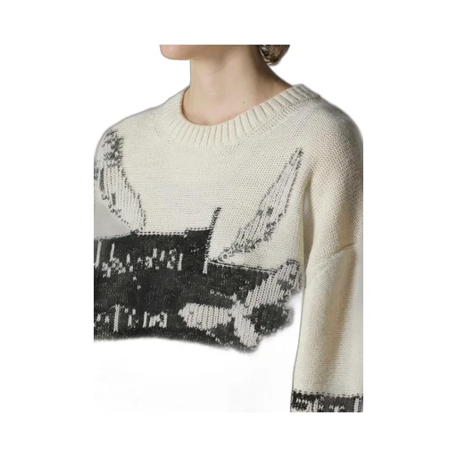 Reversible Intarsia W Jq Pullover