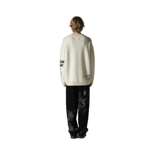 Reversible Intarsia W Jq Pullover