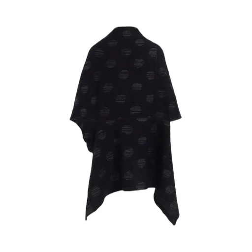Polka Dot Jq Asymmetric Cardigan