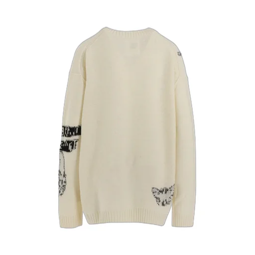 Reversible Intarsia W Jq Pullover