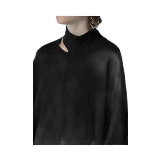 Soft Gauze Jersey Asymmetric Drape Dress