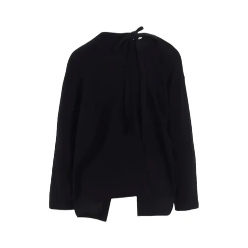 Soft Gauze Jersey Asymmetric Drape Cardigan