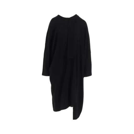 Soft Gauze Jersey Asymmetric Drape Dress