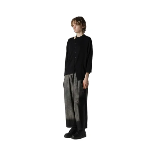 Soft Gauze Jersey Asymmetric Drape Cardigan