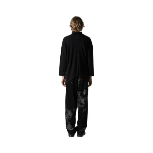 Soft Gauze Jersey Asymmetric Hi-Neck Pullover