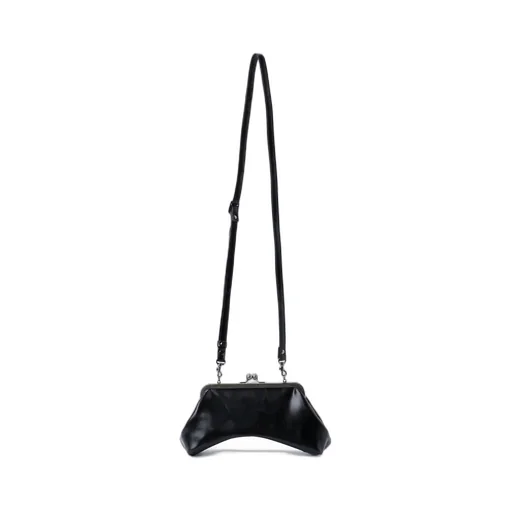 Glossy Leather Curvy Bag S