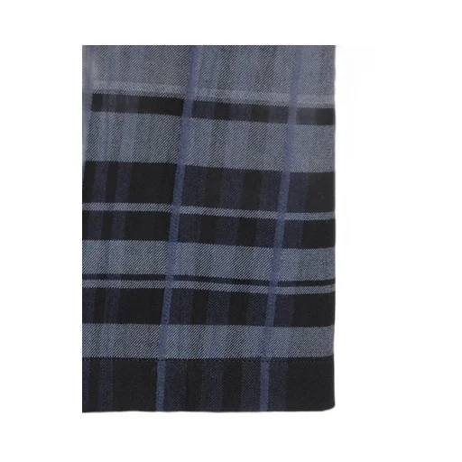 Wool Blend Plaid Strap Dress