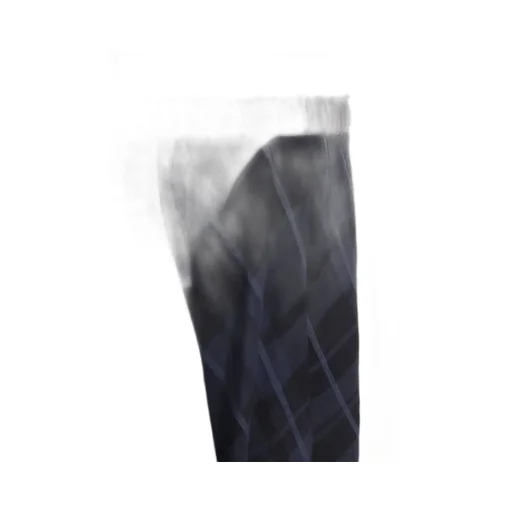 Wool Blend Plaid Drape Pants