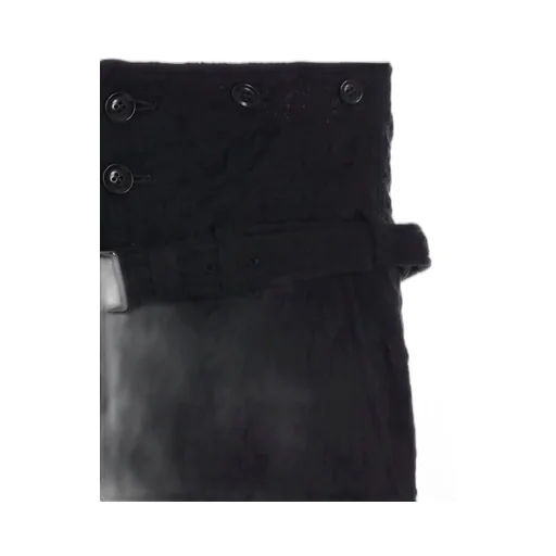 Milled Cotton Wool Plaid Pants