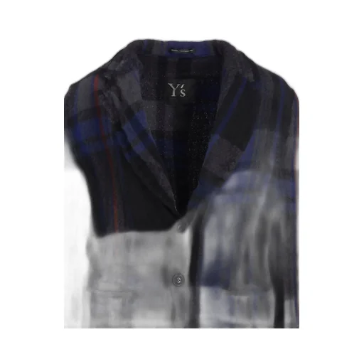 Milled Wool Plaid Jacket