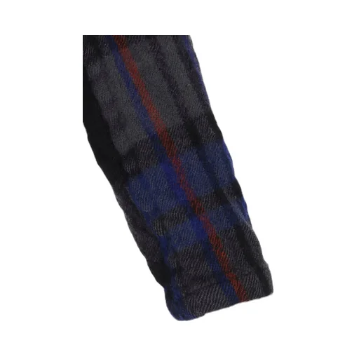 Milled Wool Plaid Jacket
