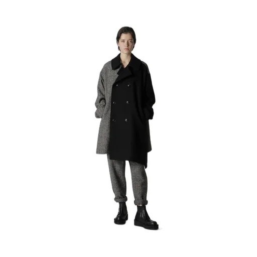 Big Herringbone P Coat