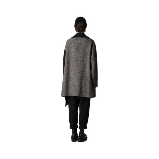 Big Herringbone P Coat