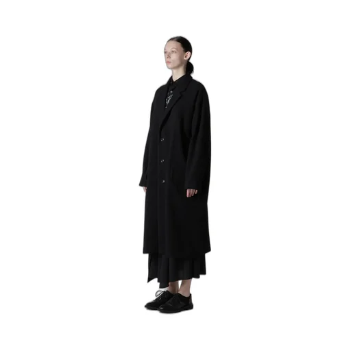 Wool Mosser 3-Button Tailored Coat