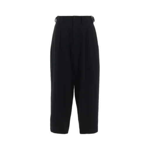 Big Herringbone Double Tuck Wide Pants