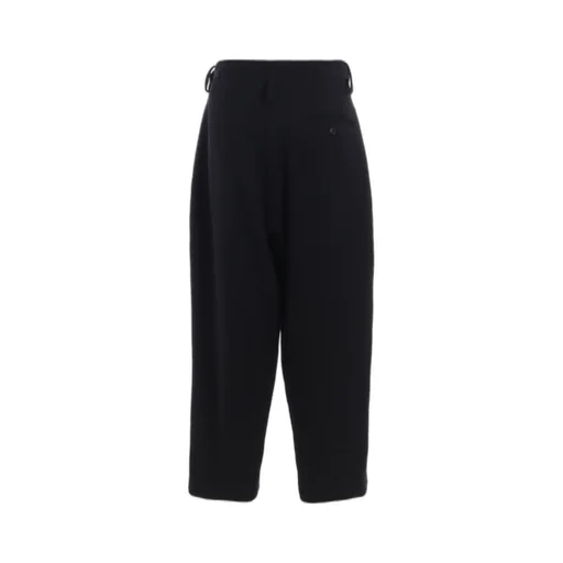 Big Herringbone Double Tuck Wide Pants