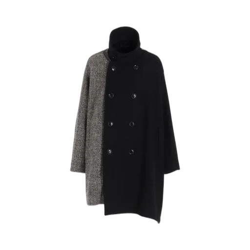 Big Herringbone P Coat