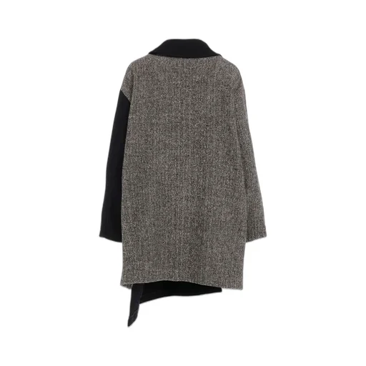 Big Herringbone P Coat