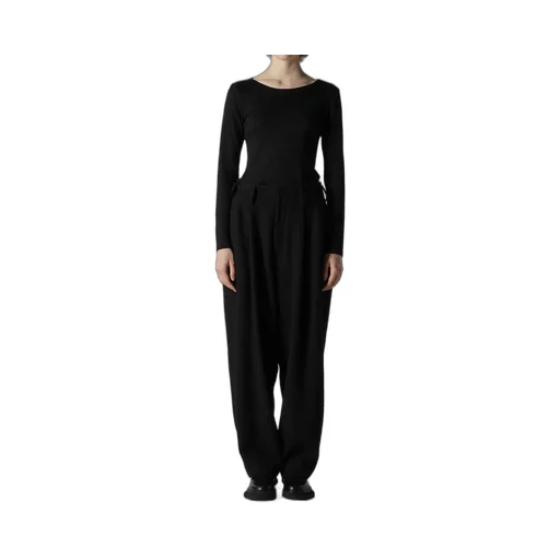 Big Herringbone Double Tuck Wide Pants