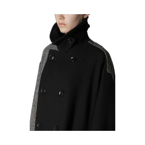 Big Herringbone P Coat