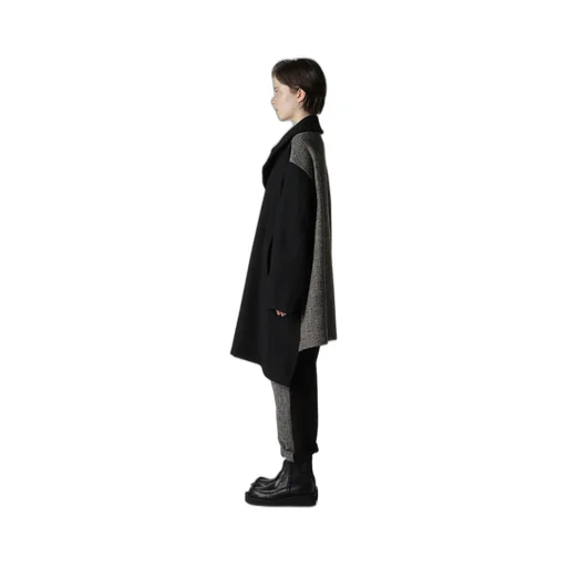 Big Herringbone P Coat