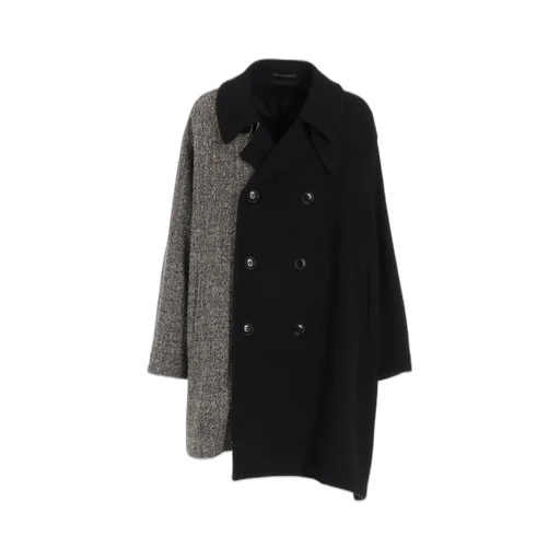 Big Herringbone P Coat