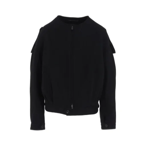 Collarless Blouson