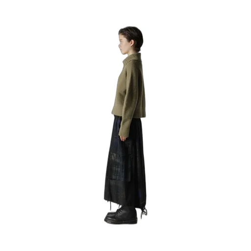 Milling Jersey Embroidery Cardigan